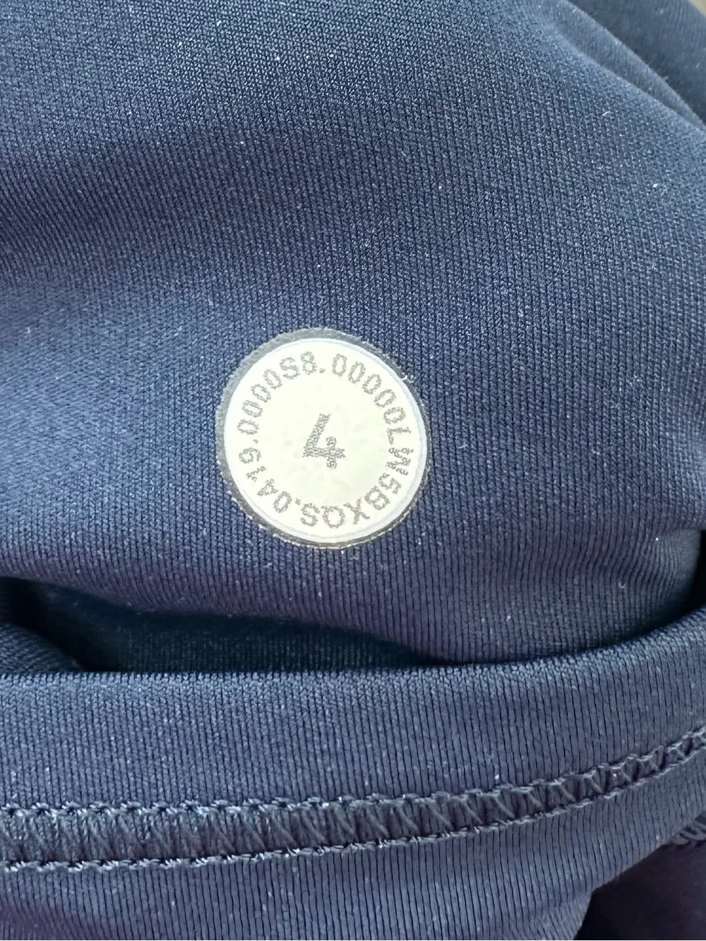 Lululemon Fast Free 7/8 Tight II Nulux 25 True Navy Leggings Size 4